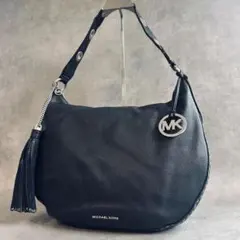 MICHAEL KORS パンチングスタッズ ホーボー ワンショルダーバッグ