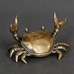 【訳アリ】カニ オブジェ 置物 ペンスタンド 幸運 金運 縁起物 商売繁盛