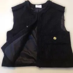 green label relaxing ツイードベスト