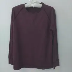 DANSKIN 長袖Tシャツ Lサイズ バーガンディのサムネイル