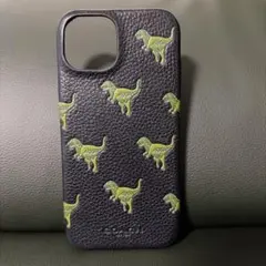 ✨美品✨ COACH iPhone 13 14 ケース 恐竜柄のサムネイル