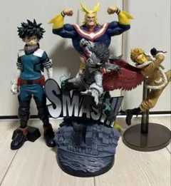 僕のヒーローアカデミア フィギュア 4体　セット　出久　オールマイト　ホークス