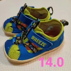 BREEZE✕IFME 14.0㌢ サンダル 水陸両用ウォーターシューズ