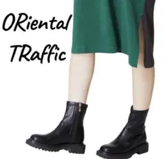 ORIENTAL TRAFFIC タンクソールストレッチブーツ/レインブーツLL
