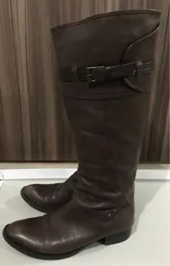 cava cava ロングレザーブーツ