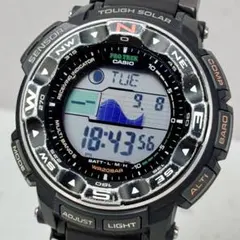 カシオ PRO TREK PRW-3500Y電波ソーラー ブラック 反転液晶 - メルカリ
