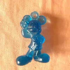 ミッキーマウス アクリルキーホルダー 青