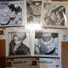 一番くじ　ドラゴンボール　コミックスクリアファイルセット５種