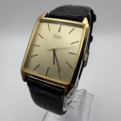 SEIKO 7431-5210 スクエア ゴールド 電池交換済 メンズ腕時計のサムネイル