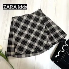 ZARAKIDS チェックスカート 13-14【164cm】ミニスカート 冬素材