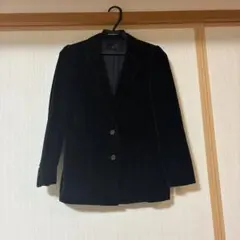ROPE ベルベット　テーラードジャケット 6号 ブラック フォーマル　XS相当