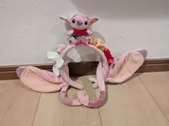 【レア美品】　ディズニーランド　スティッチ　エンジェル　カチューシャ