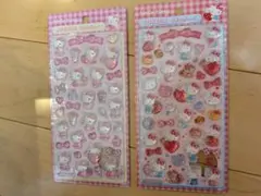 正規品！ボンボンドロップシール　ハローキティ　第二弾　ピンク　赤