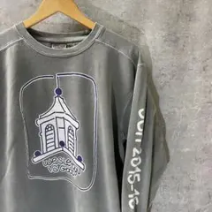US古着WESLEYAN IS GOOD スウェット M グレー