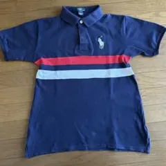 ラルフローレン ビックポニーポロシャツ　ジュニアL ネイビー