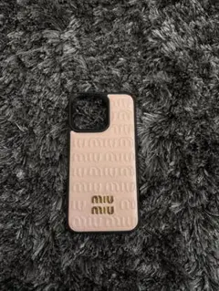 miu miu iPhone13用ケース ピンクのサムネイル