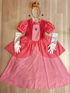 120センチ　子供用ピーチ姫コスプレドレス