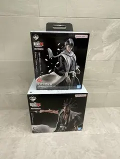 と*ま様 一番くじ BLEACH 朽木白哉 更木剣八 フィギュアセット 箱あり