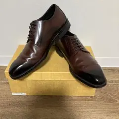 【美品】REGAL　プレーントゥ　ブラウン