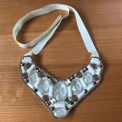 ビジューネックレス
