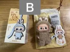 値下げ中☆ラブブ LABUBU PIN FOR LOVE イニシャルぬいぐるみB