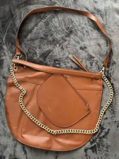 Fiorelli ブラウン バッグ　ポーチ付