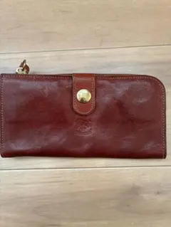 IL BISONTE 長財布 レザー ブラウン