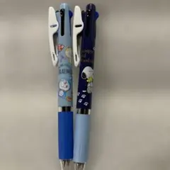 ドラえもん スヌーピー ボールペン 2本セット
