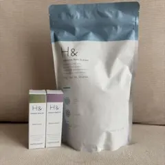 H& 水素入浴剤 750g & アロマティックバスオイル 2種のサムネイル