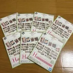 着せ恋 一番くじ H賞ステッカー 7点セット