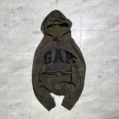 00s archive GAP カモフラージュ柄 フーディーパーカー y2k