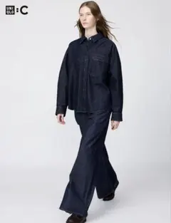 UNIQLO ローライズワイドジーンズ 23