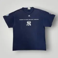 【00s】Majestic MLB ニューヨーク・ヤンキースTシャツのサムネイル