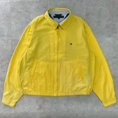 90s TOMMYHILFIGER トミーヒルフィガー　ブルゾン　イエロー　XL