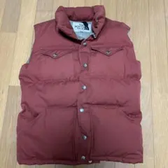 アメリカ製 茶タグ ノースフェイス ダウン ベスト MADE IN USA