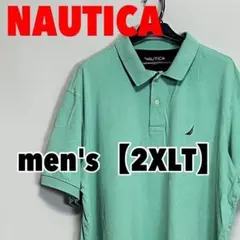 f842【NAUTICA】半袖ポロシャツ【2XLT】のサムネイル