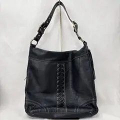 Coach 10400 Lace-Up Hobo Shoulder Bag