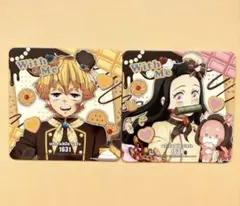 鬼滅の刃 バレンタイン ホワイトデー コースター 我妻善逸　禰豆子