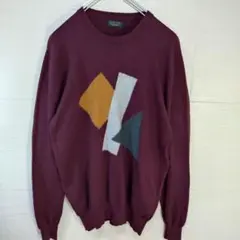 ZARA　ザラ　ニットセーター　カシミヤ混　ボルドー　ワインレッド