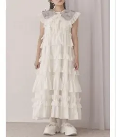 merryjenny フリルティアードワンピース