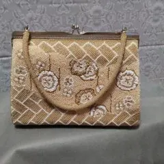 和装バッグ　ビーズ