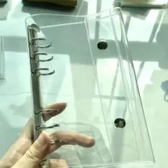 シール帳　バインダー 透明　軽量　コンパクト　シール交換　可愛い　お洒落　y2k