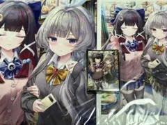 ミッドナイトブルー 原神 スリーブ プレイマット コロンビーナ - メルカリ