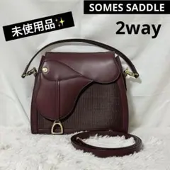 すずめ！超美品✨SOMES ドレッサージュ ミニ 2way バッグ サドル ソメスサドル - 数量限定で再登場/ドレッサージュミニ . ▽詳しくは