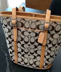 COACH コーチ シグネチャー ランチトート バケツ型 トートバッグ