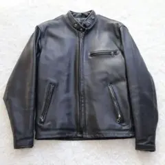 ショット　シングルライダースジャケット　38サイズ　ブラック