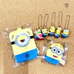 ⑨送料無料♪ ミニオンズ パスケース&雑貨 3点セット