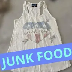 Junk Food ハート型タンクトップ アイボリーのサムネイル