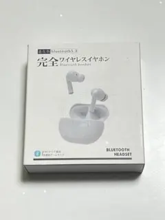 ワイヤレスイヤホン　ノイズキャンセル　音質　ハンズフリー　白 S52