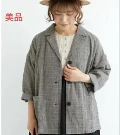 美品★サマンサモスモス　sm2 ダブルガーゼジャケットのサムネイル